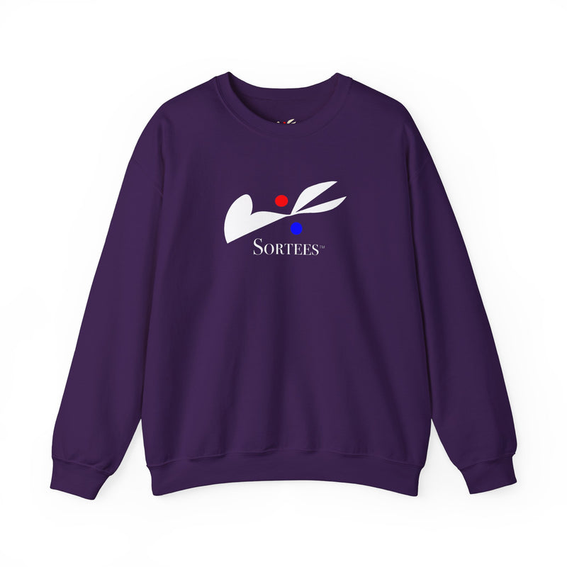 'Sortees' Unisex Heavy Blend™ Crewneck Sweatshirt. (white version)