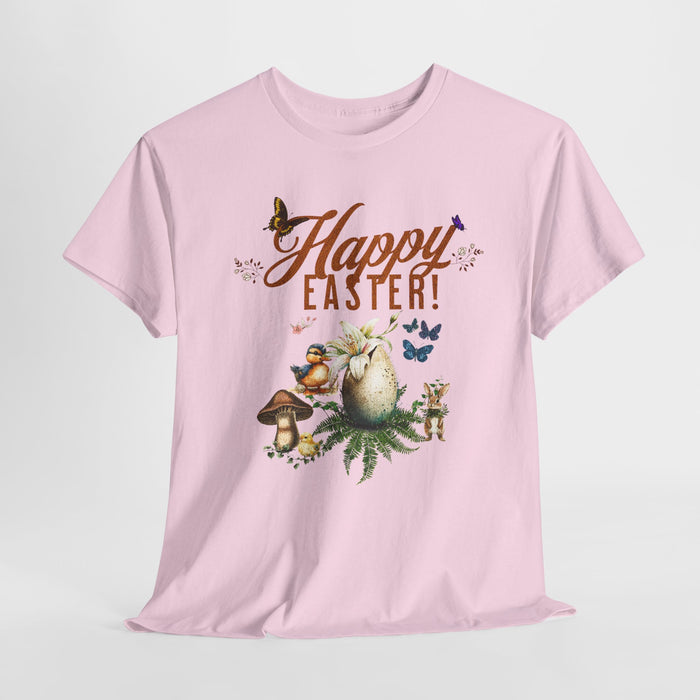 'Happy Easter' Unisex Cotton Tee.