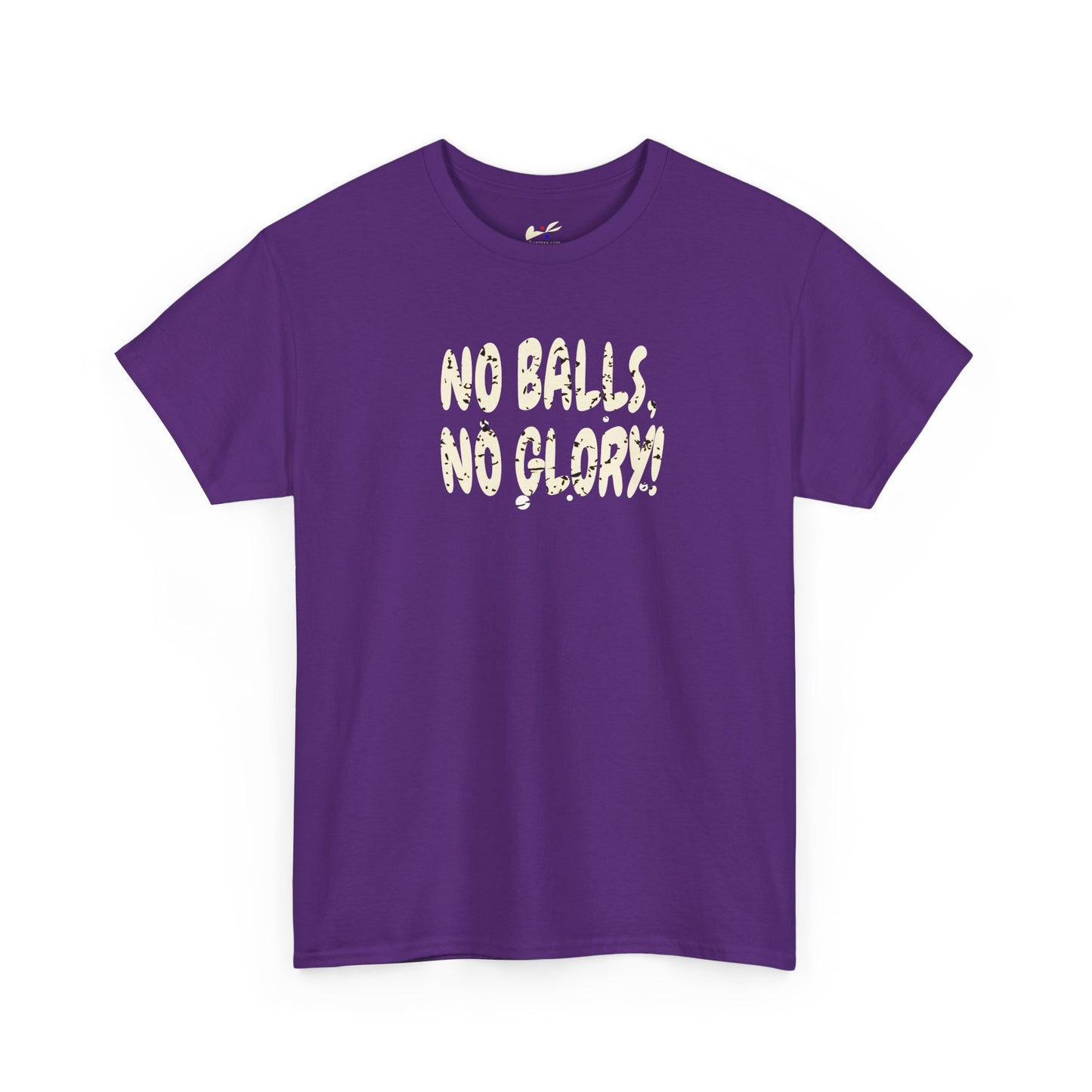 'No Balls, No Glory!' Unisex Cotton Tee.