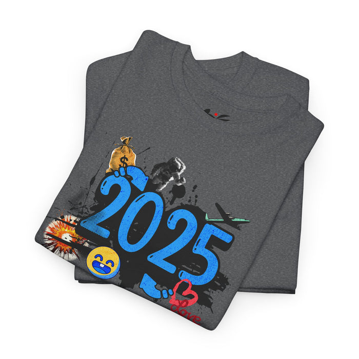 '2025 Expect The Unexpected' Unisex Heavy Cotton Tee.