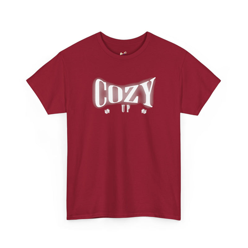 'Cozy Up' Unisex Heavy Cotton Tee.