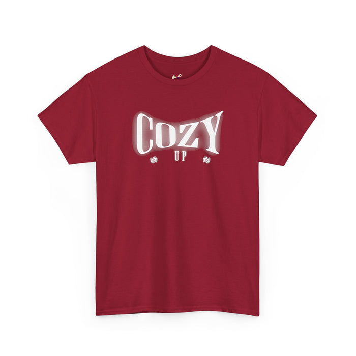'Cozy Up' Unisex Heavy Cotton Tee.