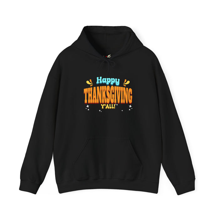 'Happy Thanksgiving Y'all' Unisex Heavy Blend™ Hooded Sweatshirt.