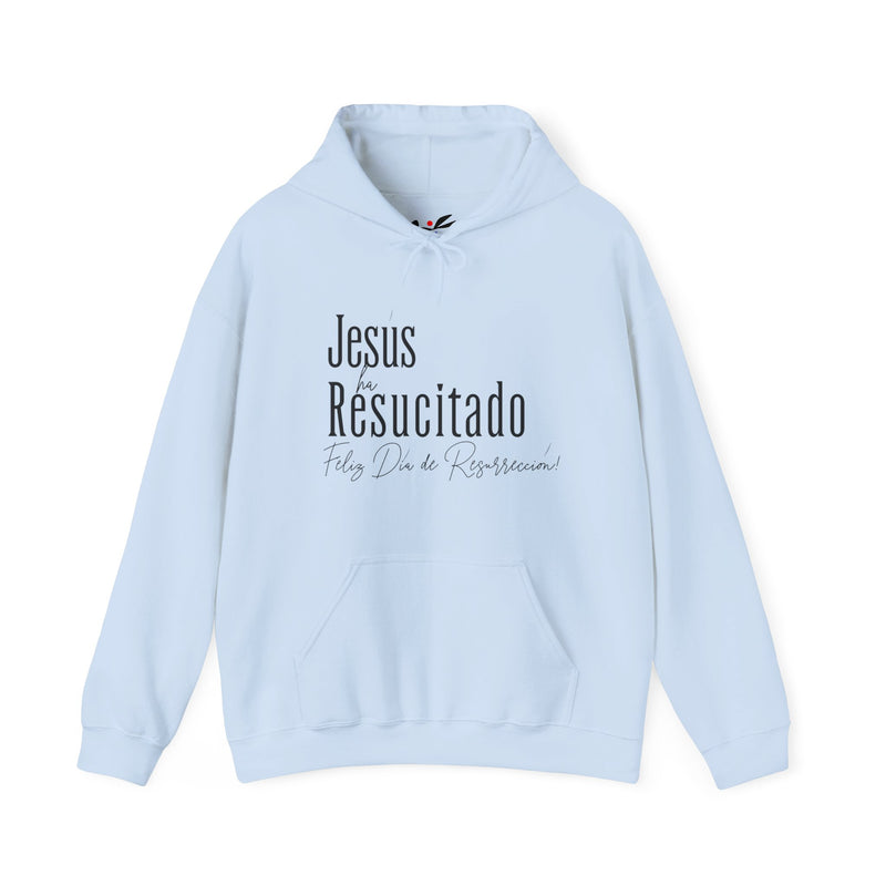 'Jesus ha Resucitado...Feliz Dia de Resurreccion!' Spanish Hoodie | Unisex Heavy Blend Sweatshirt for Celebrations and Faith
