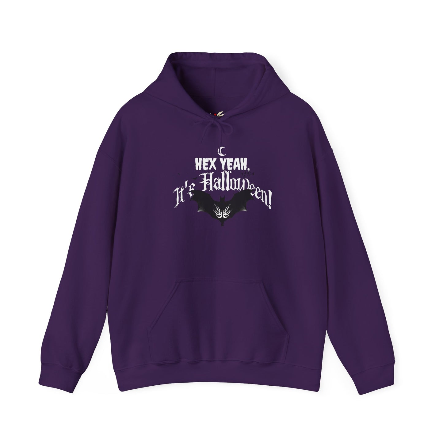 'Hex Yeah, It's Halloween!' Unisex Heavy Blend™ Hooded Sweatshirt.