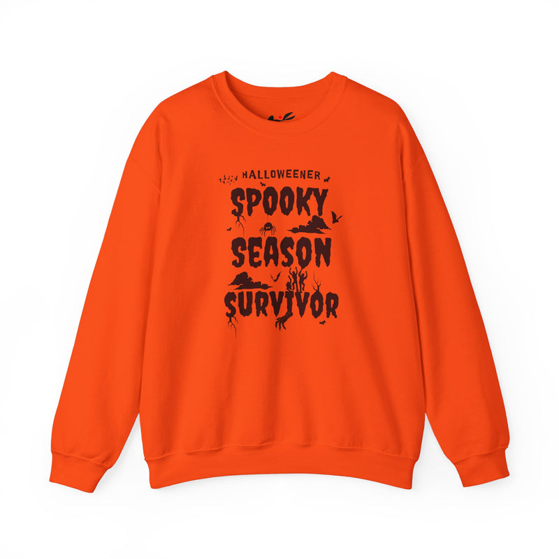 'Spooky Season Survivor' Unisex Heavy Blend™ Crewneck Sweatshirt.