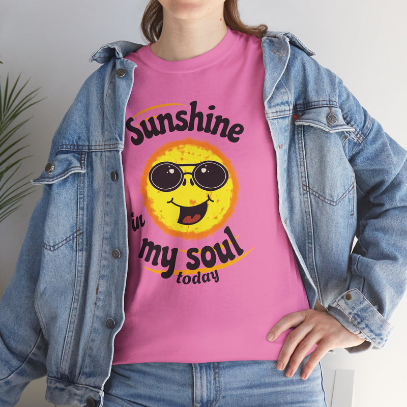 'Sunshine in My Soul Today' Unisex Heavy Cotton Tee.