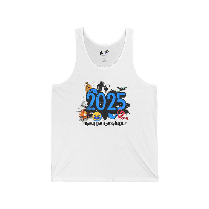 '2025 Expect The Unexpected' Unisex Jersey Tank.