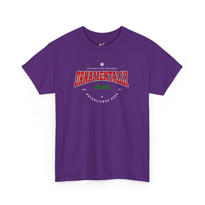 'Ornamentally Insane-Established 2024' Unisex Heavy Cotton Tee.