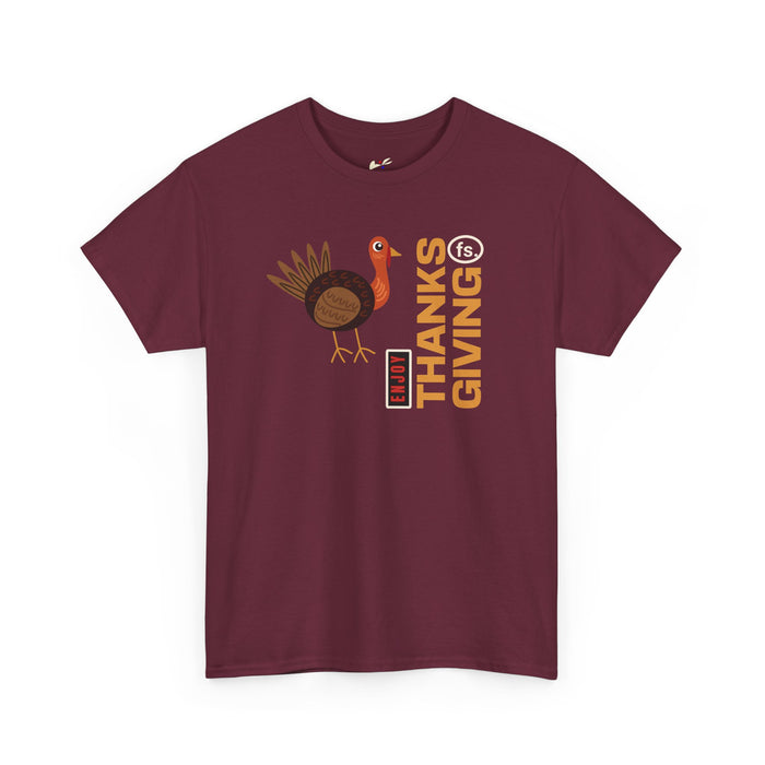 'Enjoy Thanks giving fs.' Unisex Heavy Cotton Tee.