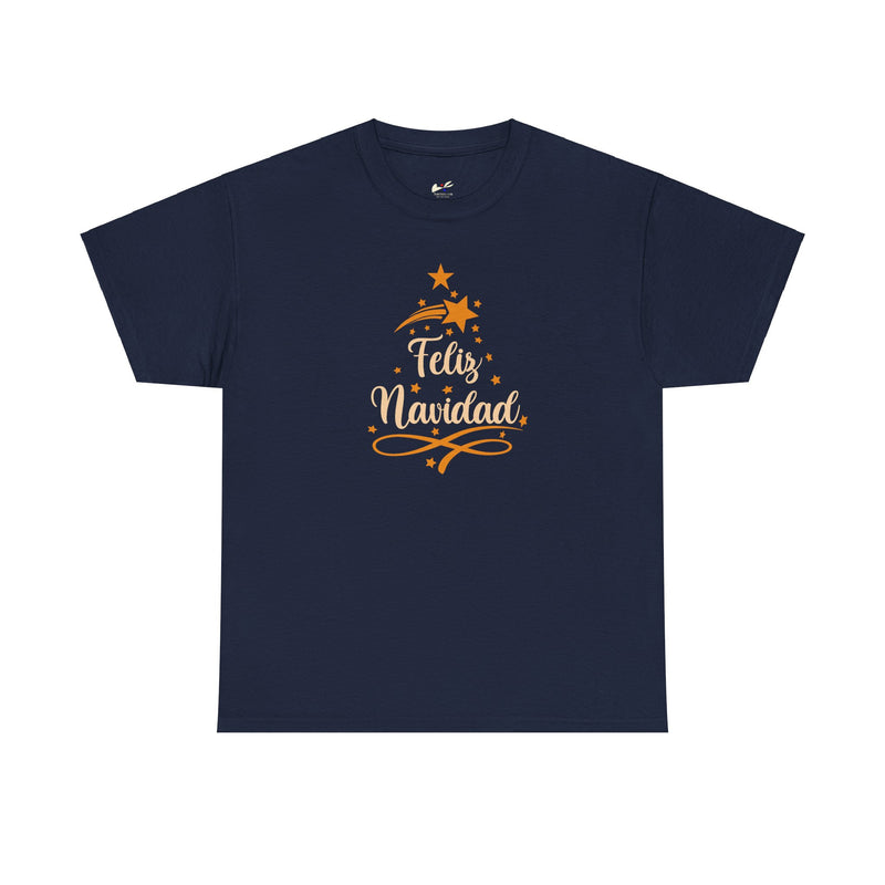 'Feliz Navidad' Unisex Heavy Cotton Tee.