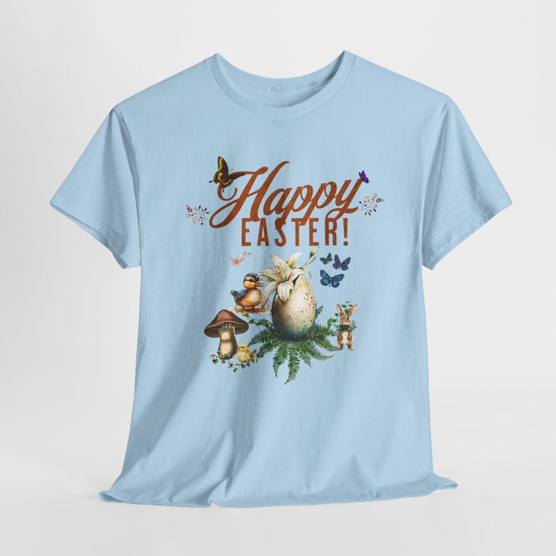 'Happy Easter' Unisex Cotton Tee.