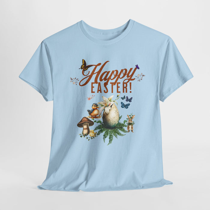 'Happy Easter' Unisex Cotton Tee.