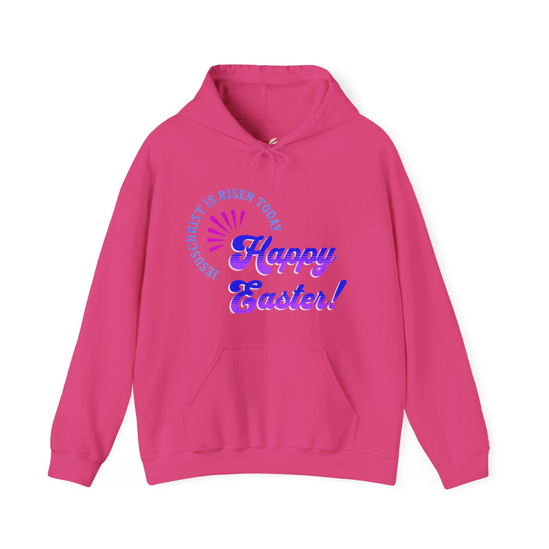 'JesusChrist is risen today...Happy Easter!' Unisex Heavy Blend™ Hooded Sweatshirt - Festive Spring Apparel