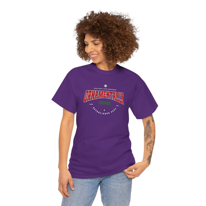 'Ornamentally Insane-Established 2024' Unisex Heavy Cotton Tee.