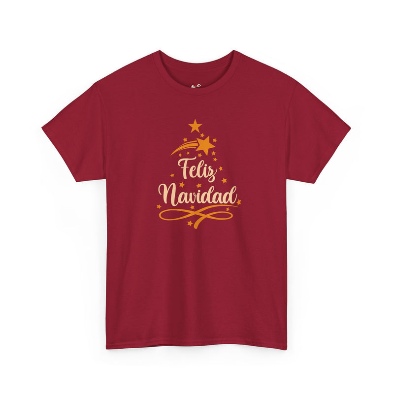 'Feliz Navidad' Unisex Heavy Cotton Tee.