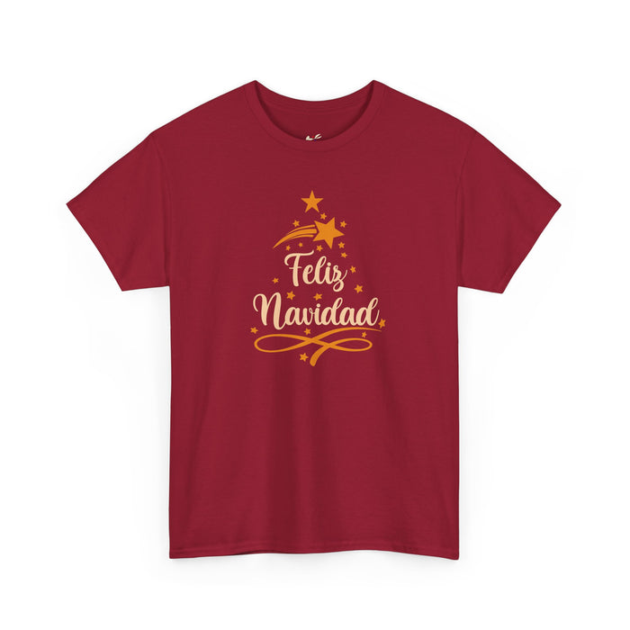 'Feliz Navidad' Unisex Heavy Cotton Tee.