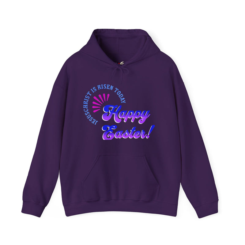 'JesusChrist is risen today...Happy Easter!' Unisex Heavy Blend™ Hooded Sweatshirt - Festive Spring Apparel