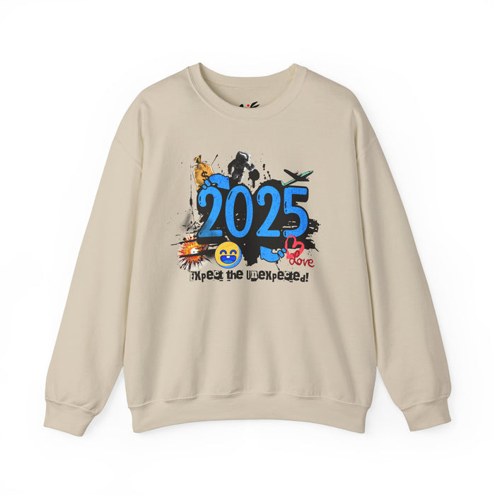 '2025 Expect The Unexpected' Unisex Heavy Blend™ Crewneck Sweatshirt.