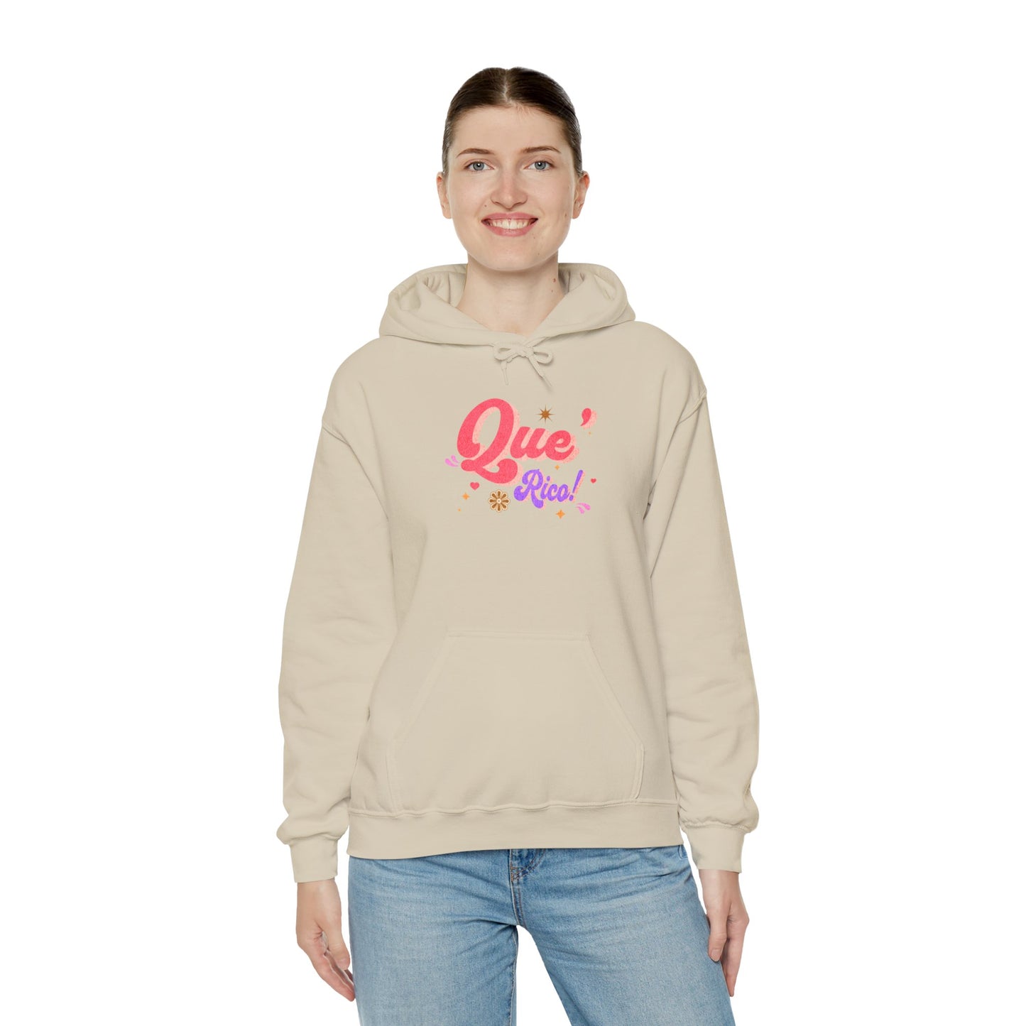 'Que Rico!' Women's Heavy Blend™ Hooded Sweatshirt.