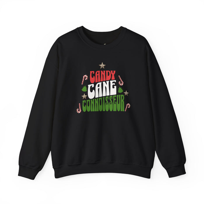 'Candy Cane Conneisseur' Unisex Heavy Blend™ Crewneck Sweatshirt.