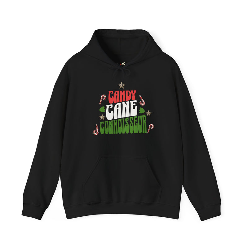 'Candy Cane Conneiseur' Unisex Heavy Blend™ Hooded Sweatshirt.
