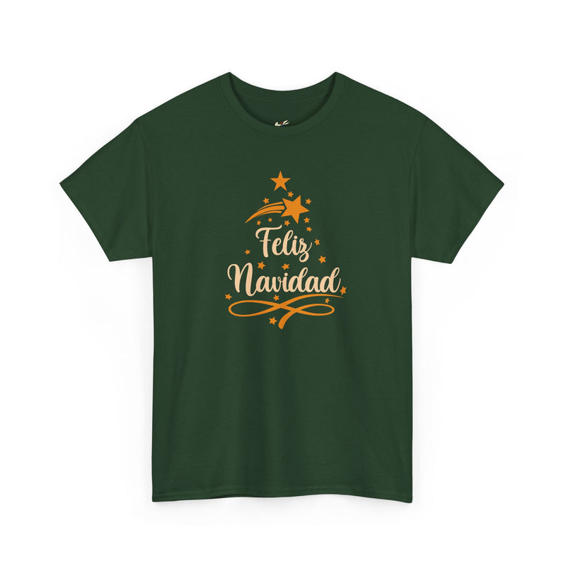 'Feliz Navidad' Unisex Heavy Cotton Tee.