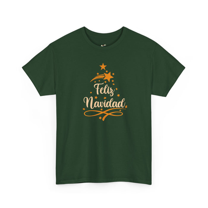 'Feliz Navidad' Unisex Heavy Cotton Tee.