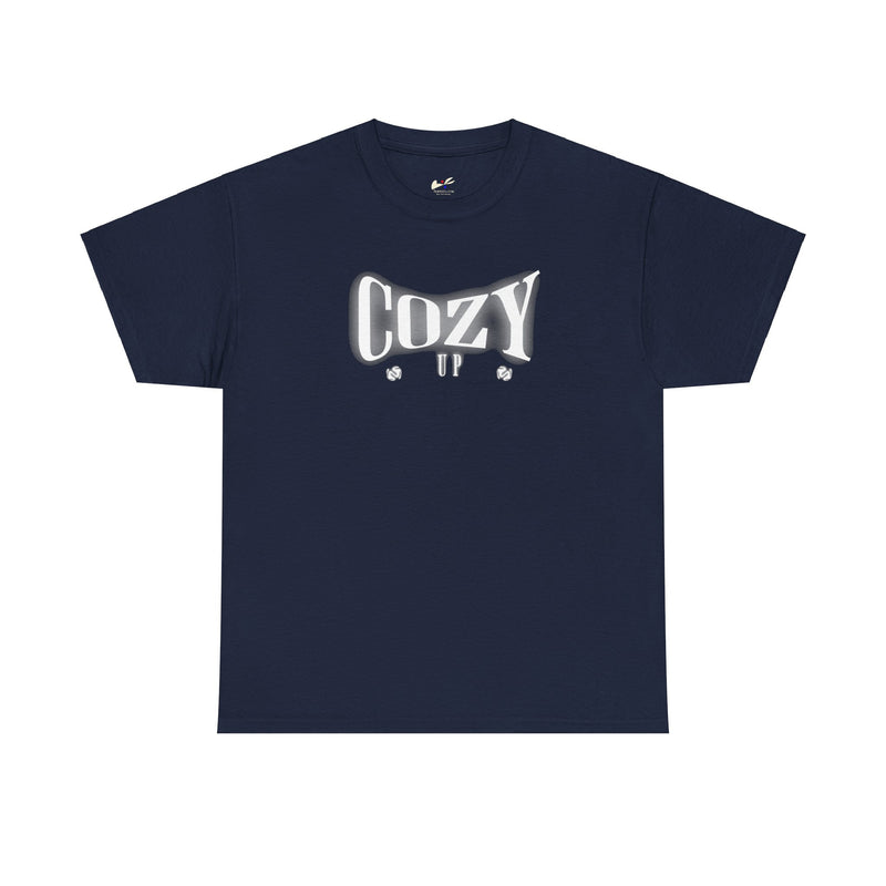 'Cozy Up' Unisex Heavy Cotton Tee.