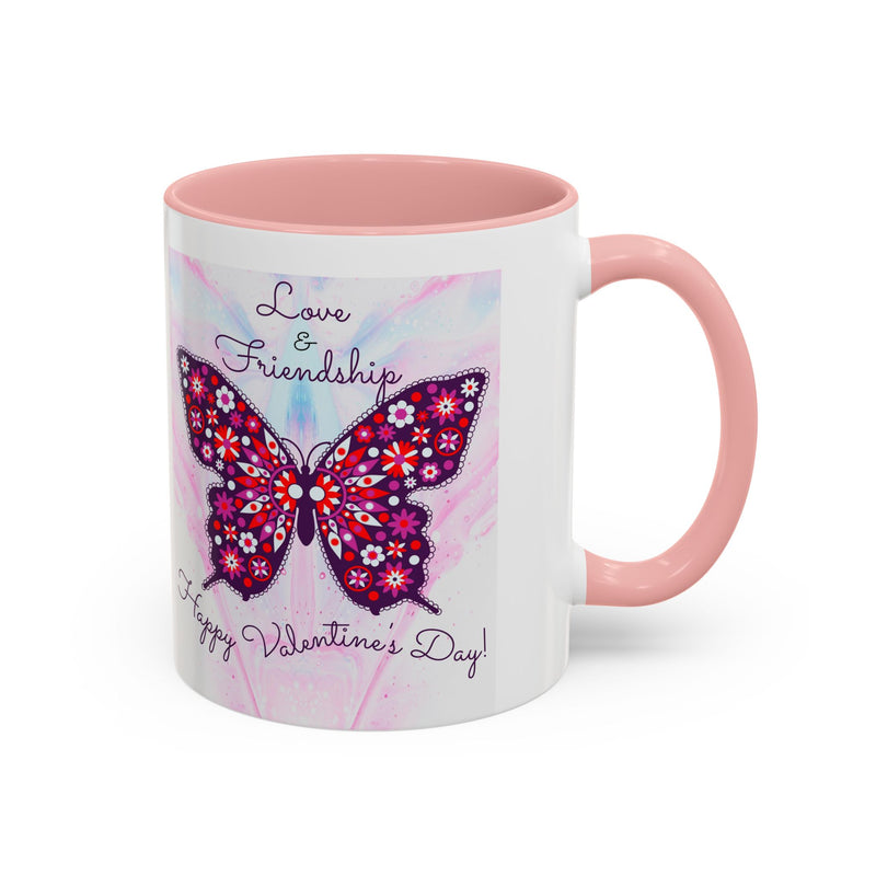 'Love and Friendship' Accent Coffee Mug, 11oz
