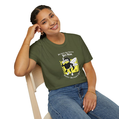 'Bee Loved, Bee Trusted, Bee Mom...Happy Mother's Day!' Unisex Softstyle T-Shirt.