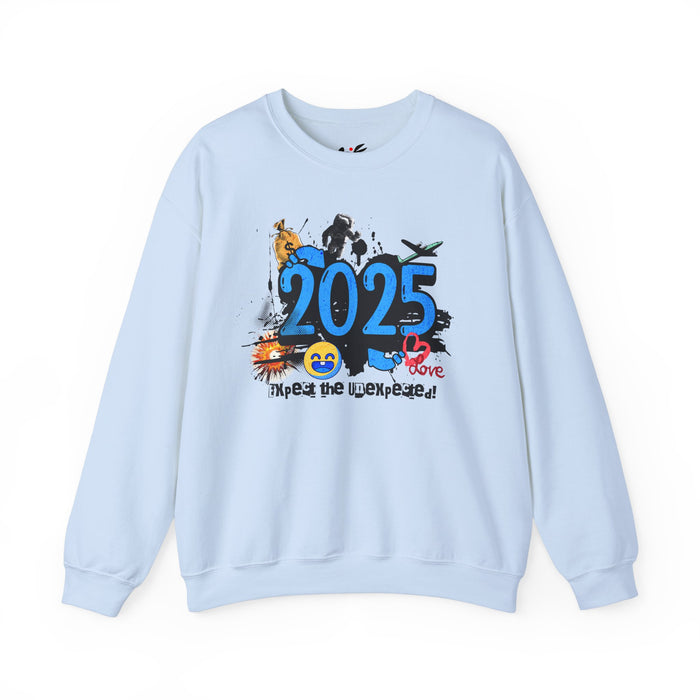 '2025 Expect The Unexpected' Unisex Heavy Blend™ Crewneck Sweatshirt.