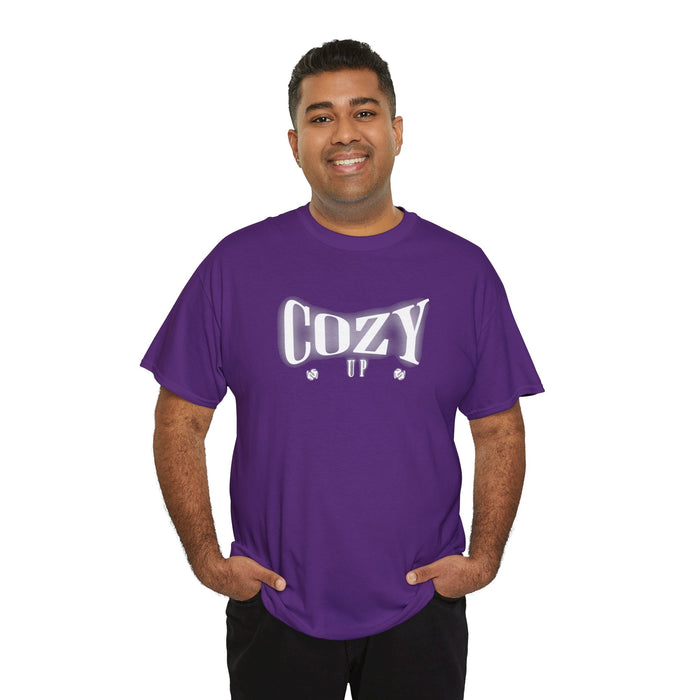 'Cozy Up' Unisex Heavy Cotton Tee.