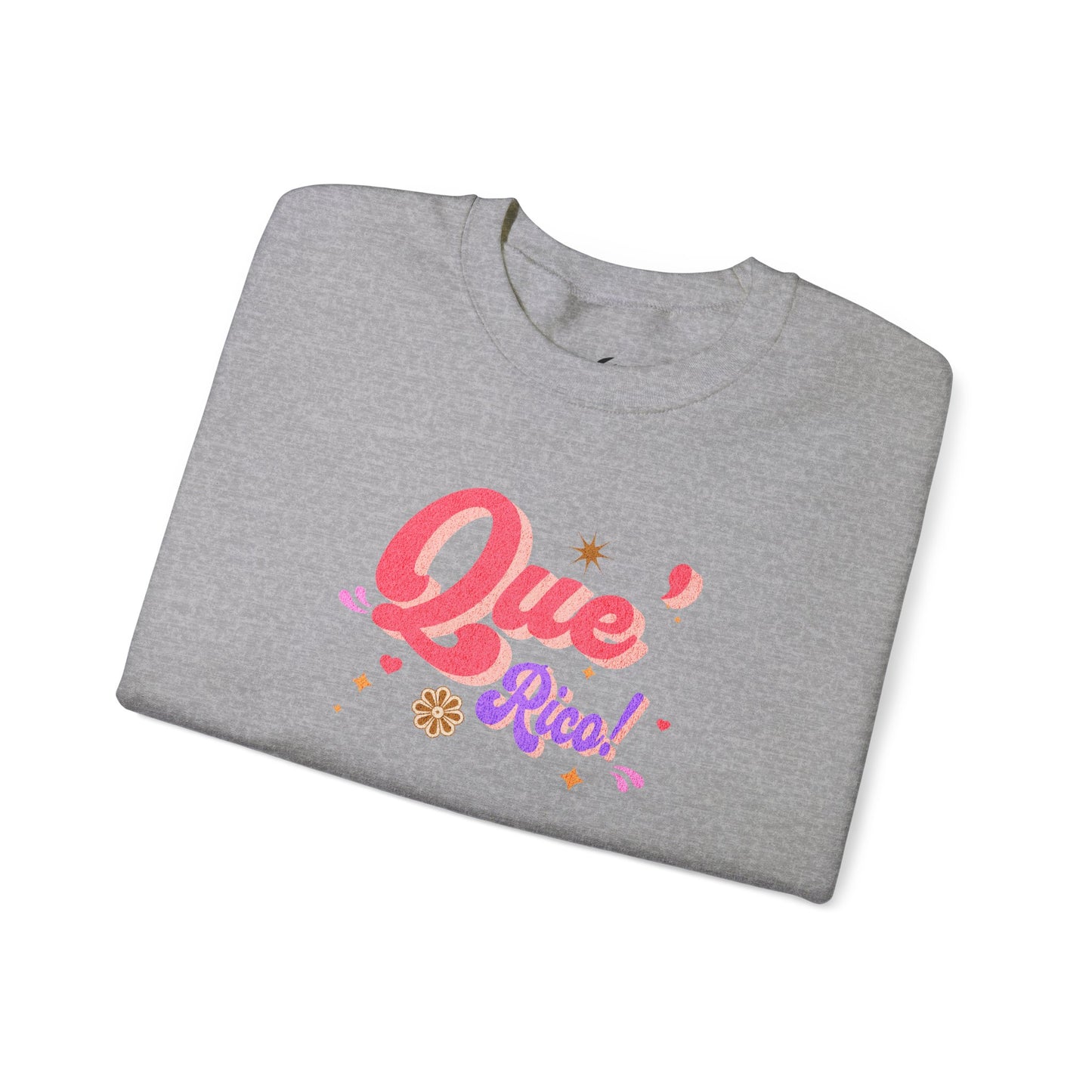 'Que Rico!' Women's Heavy Blend™ Crewneck Sweatshirt.