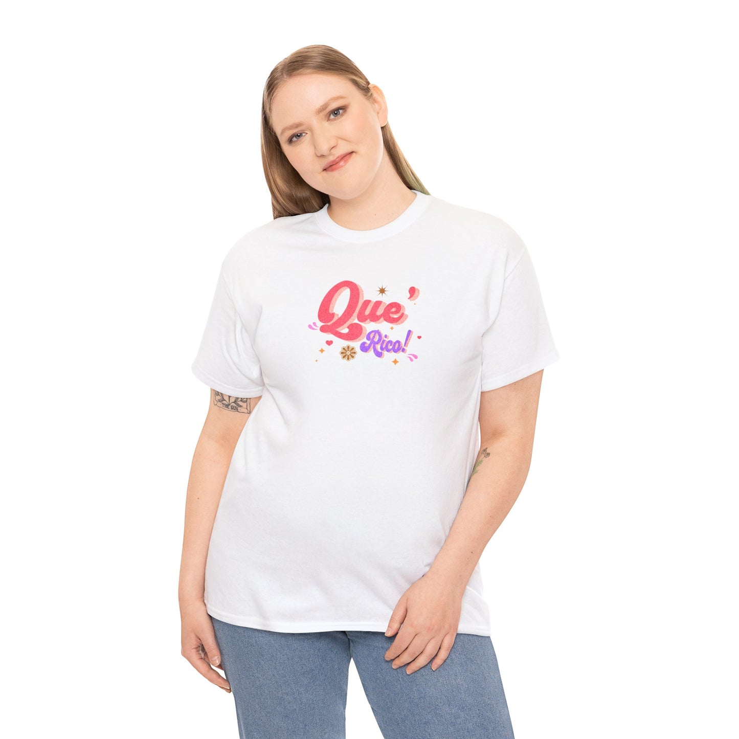 'Que Rico!' Unisex Cotton Tee.