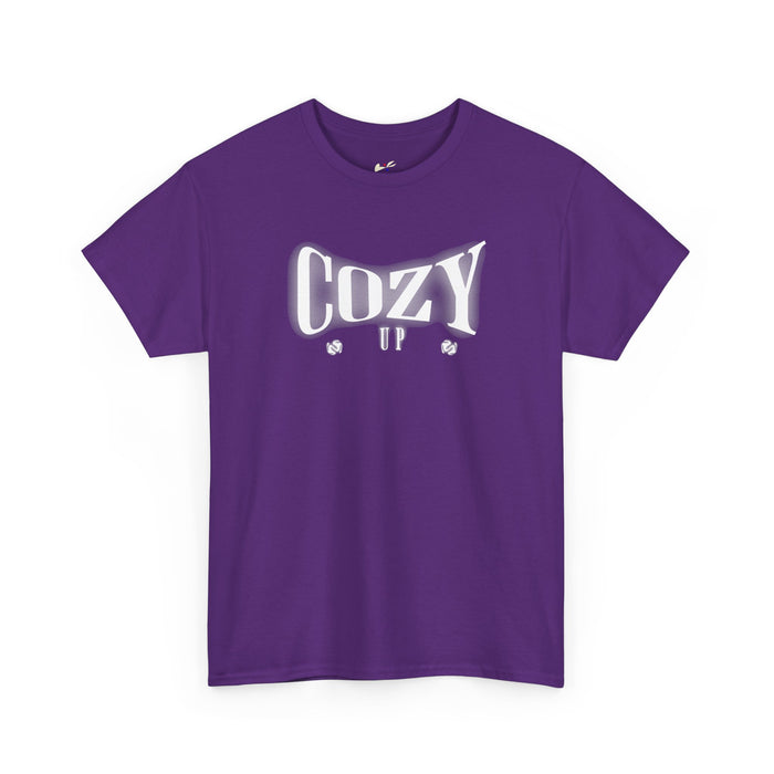'Cozy Up' Unisex Heavy Cotton Tee.
