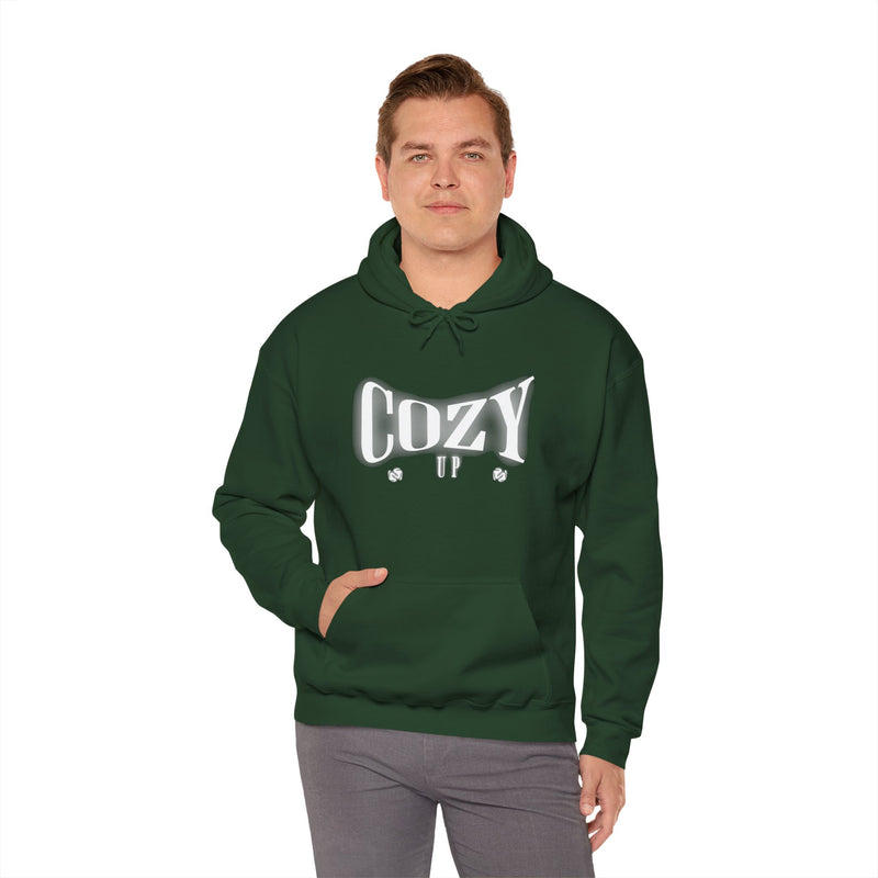 'Cozy Up' Unisex Heavy Blend™ Hooded Sweatshirt.