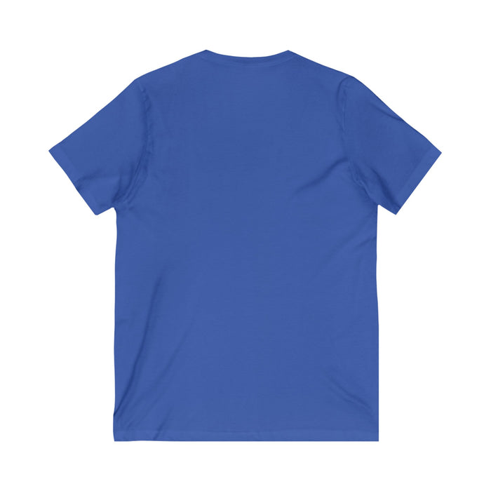 'Let's Give Thanks' Unisex Jersey Short Sleeve V-Neck Tee.