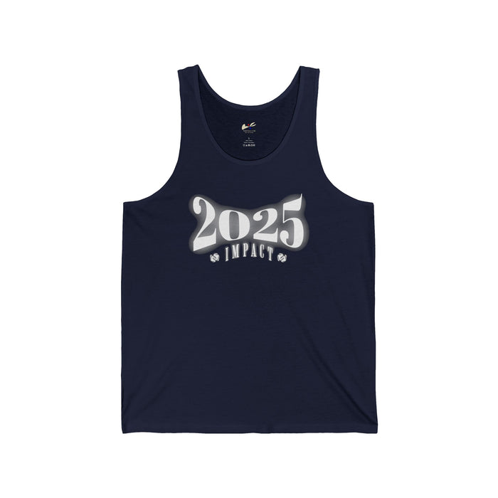 '2025 impact' Unisex Jersey Tank.