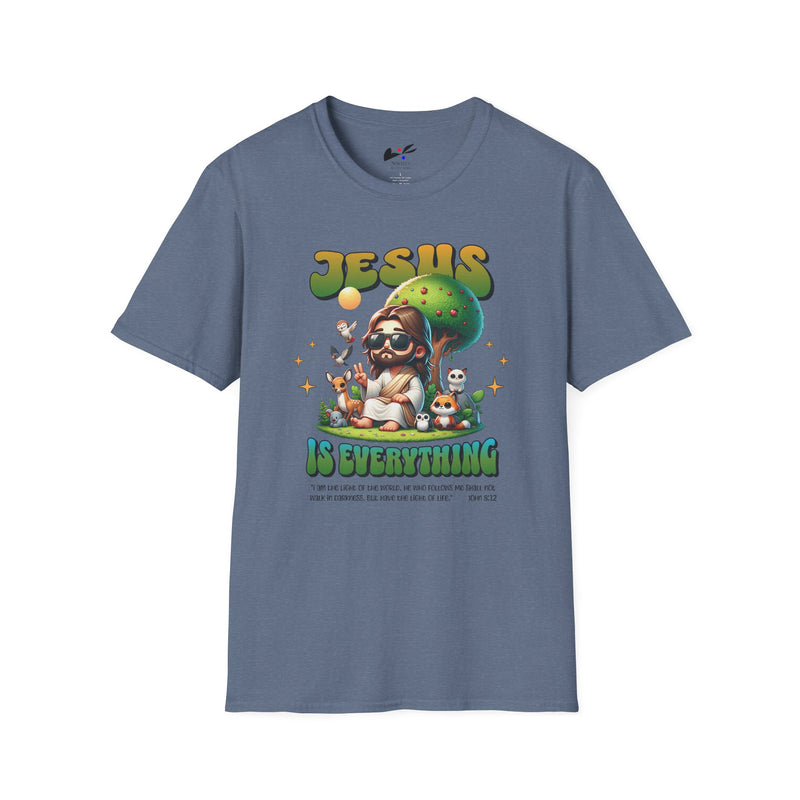 'Jesus is Everything' Unisex Softstyle T-Shirt - Faith-Inspired Casual Wear.
