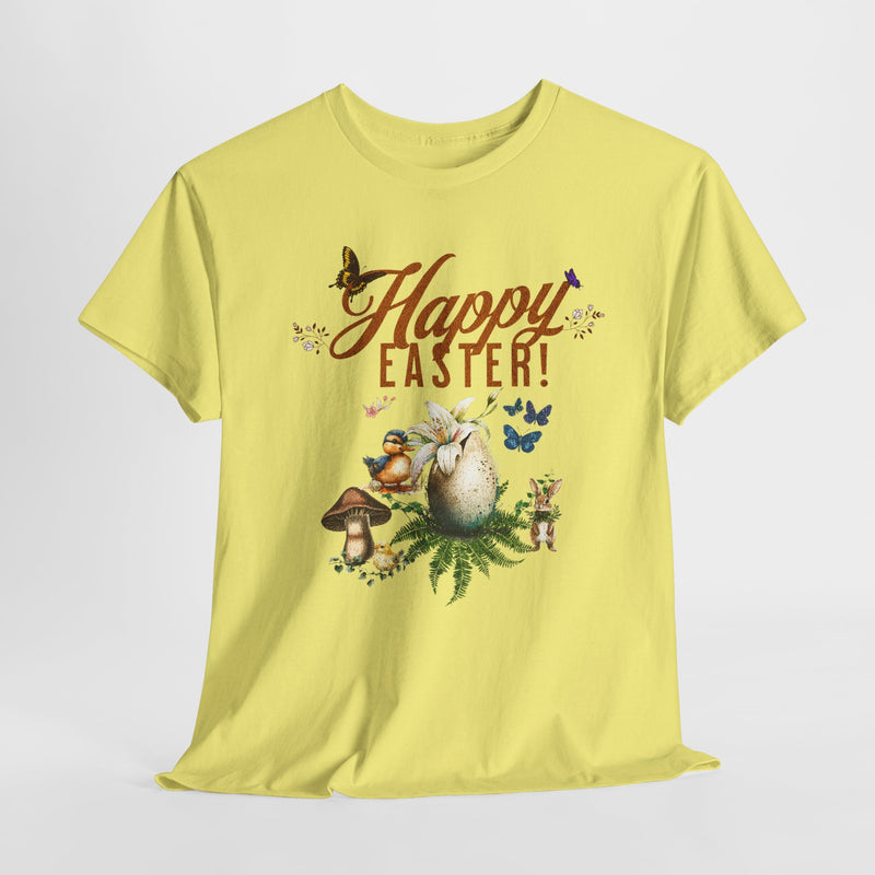 'Happy Easter' Unisex Cotton Tee.
