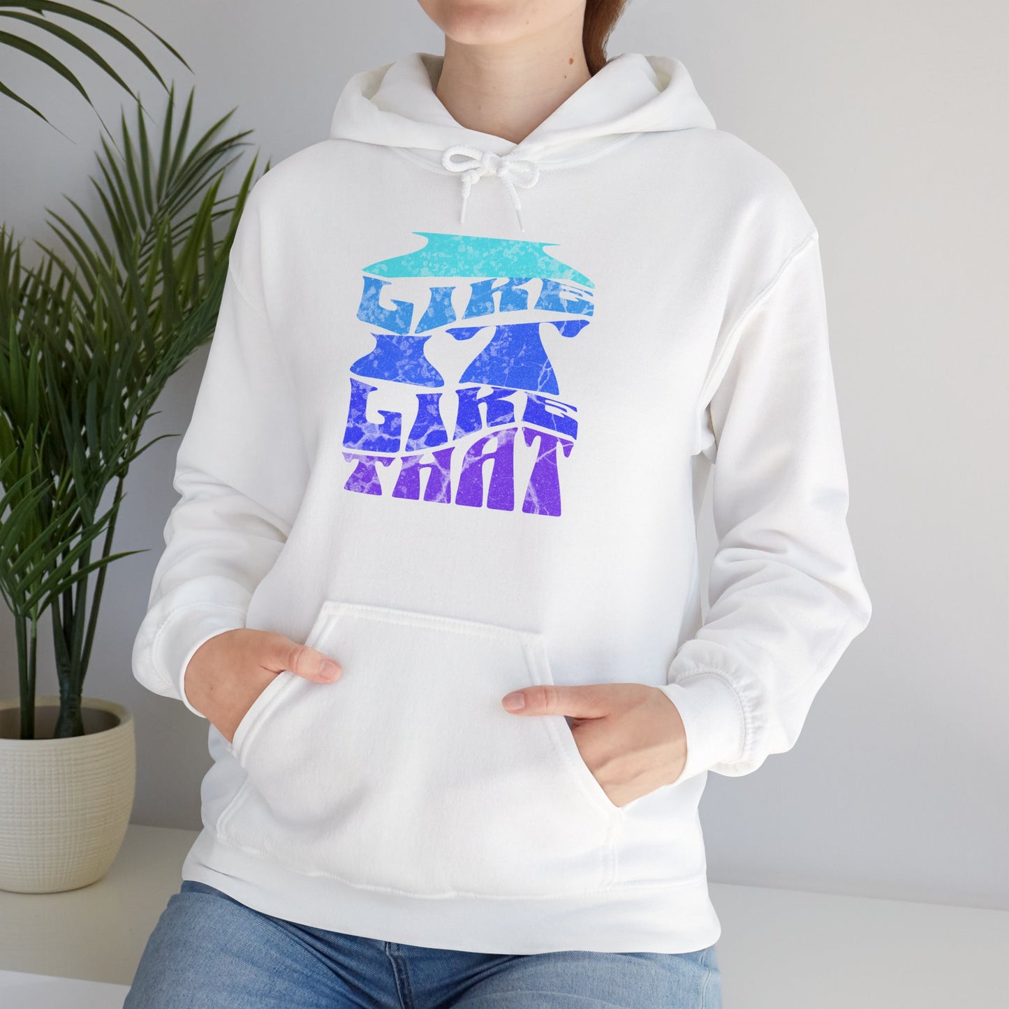 'I Like it Like That' Unisex Heavy Blend™ Hooded Sweatshirt.