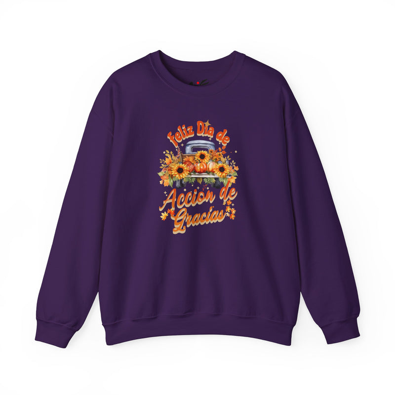 'Feliz Dia de Accion de Gracias' Unisex Heavy Blend™ Crewneck Sweatshirt.