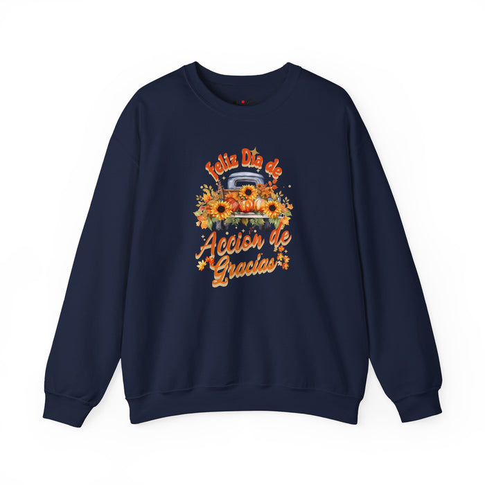 'Feliz Dia de Accion de Gracias' Unisex Heavy Blend™ Crewneck Sweatshirt.