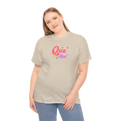 'Que Rico!' Unisex Cotton Tee.