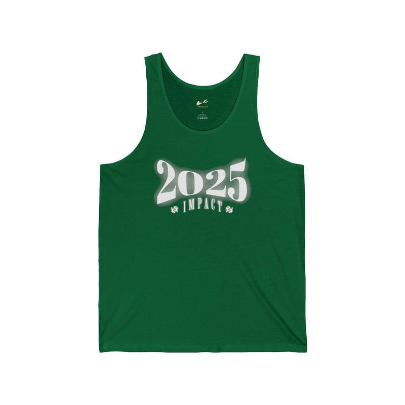 '2025 impact' Unisex Jersey Tank.