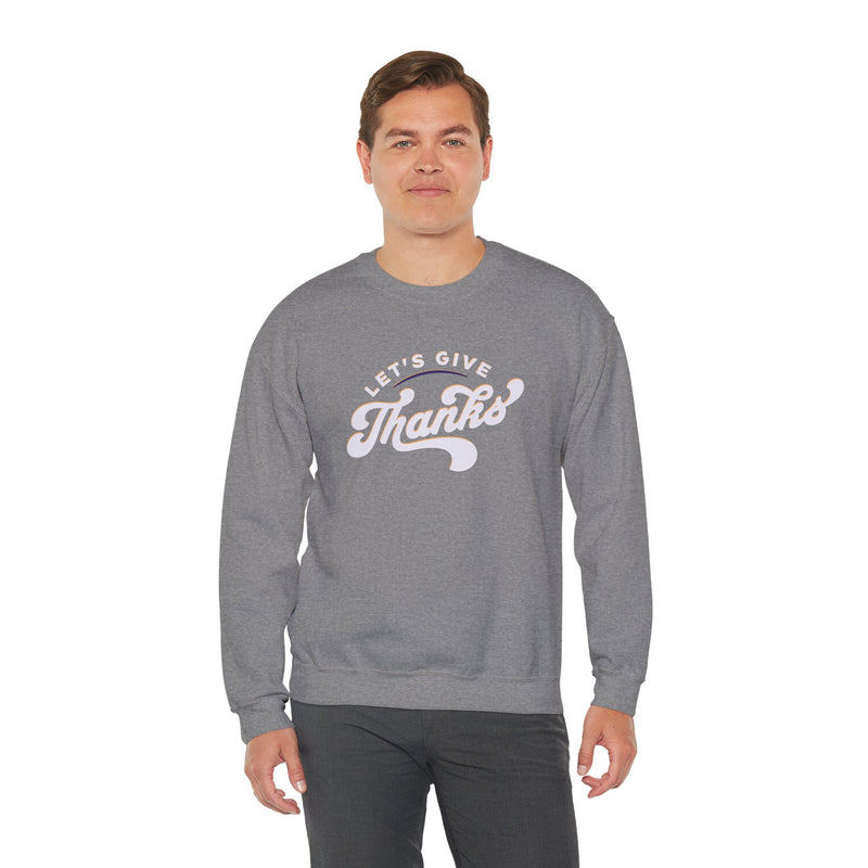 'Let's Give Thanks' Unisex Heavy Blend™ Crewneck Sweatshirt.
