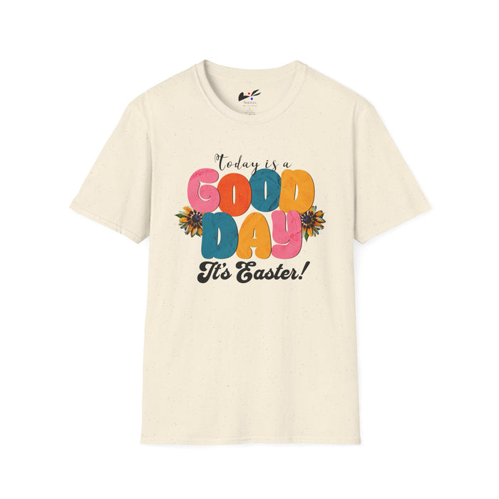 'Today is a Good Day, It's Easter!' Unisex Softstyle T-Shirt | Celebrate Spring in Comfort