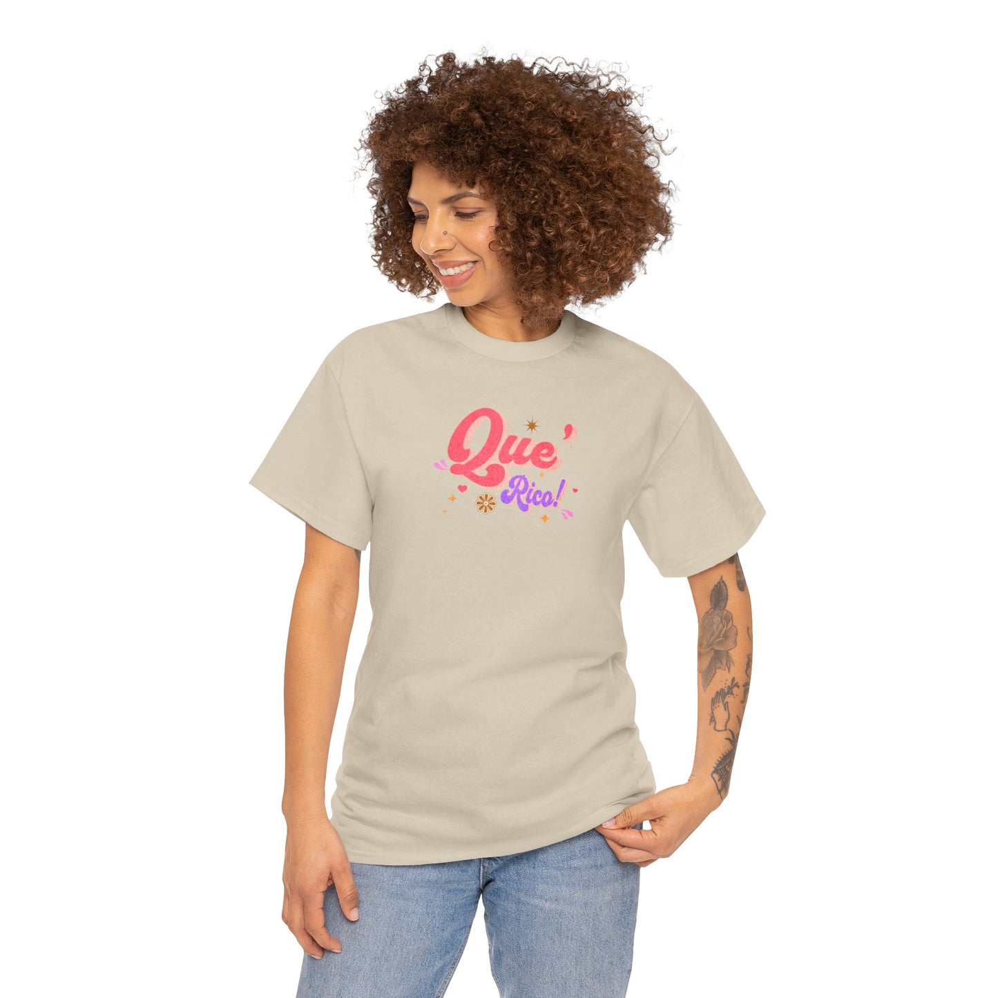 'Que Rico!' Unisex Cotton Tee.