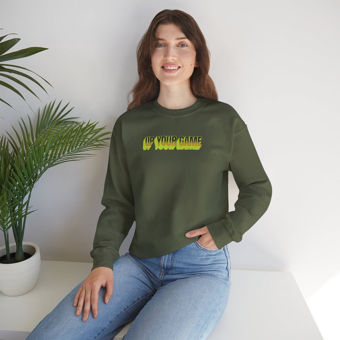 'Up Your Game" Unisex Heavy Blend™ Crewneck Sweatshirt.